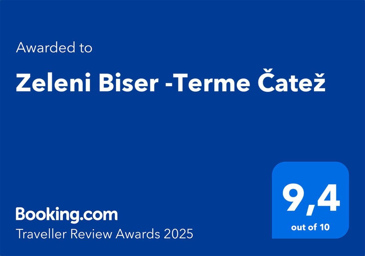 Zeleni Biser -Terme Catez Чатеж-об-Сави Экстерьер фото